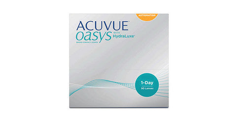 Acuvue Oasys Daily with HydraLuxe for Astigmatism - 90 Pack